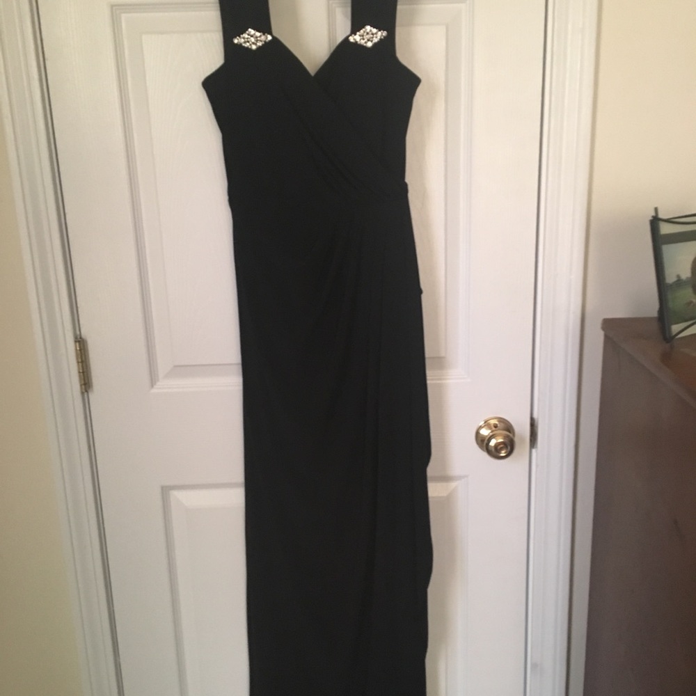 New Years Eve Stunning Black Evening Gown